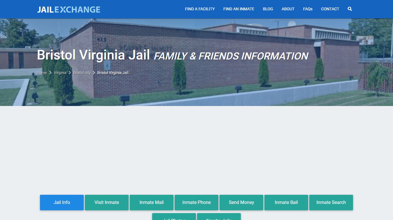 Bristol Virginia Jail VA | Booking, Visiting, Calls, Phone